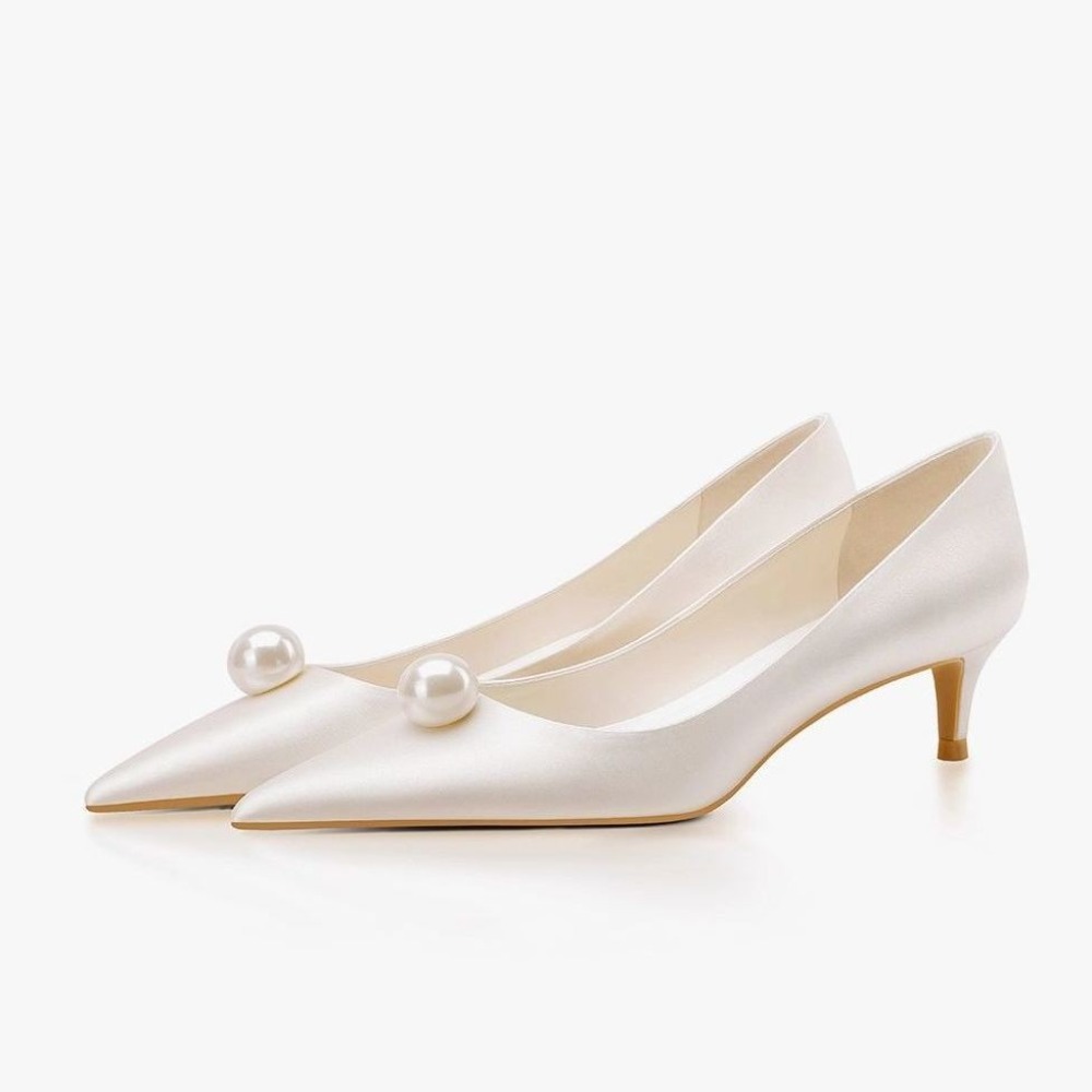 Women'S Formal Wear To A Wedding - Nuevos Zapatos de Novia Blancos de
