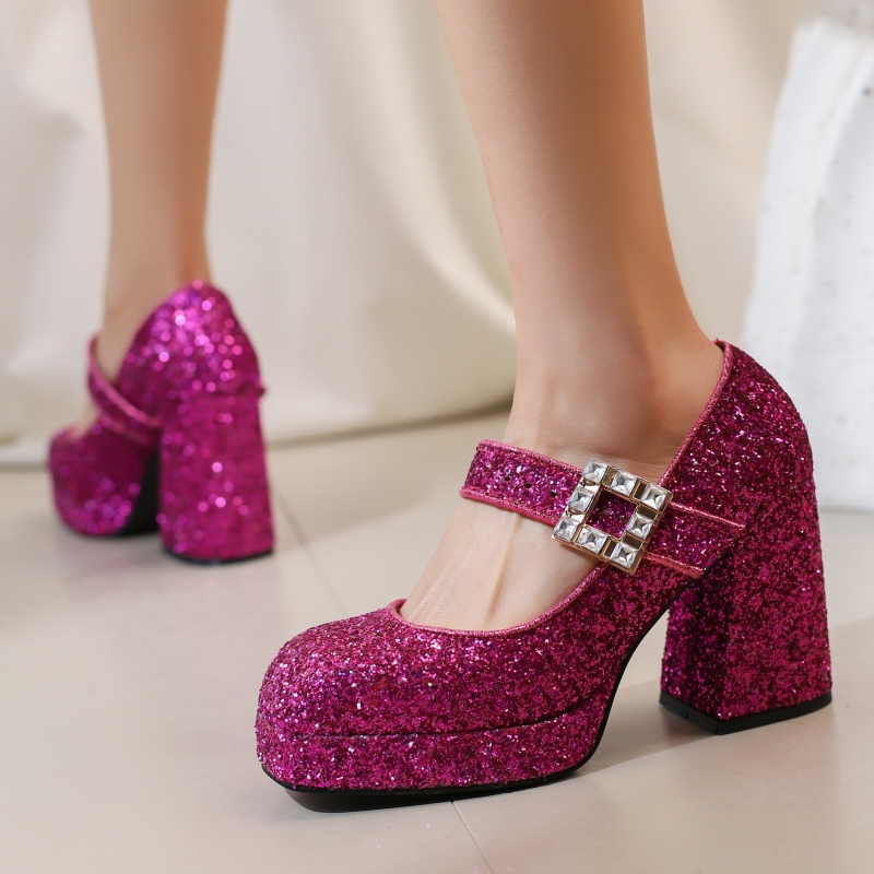 Women'S Formal Wear To A Wedding - Zapatos Mary Jane de tacón alto