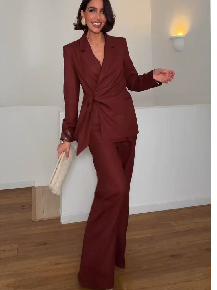Women Formal Wear With Blazer - Traje de Blazer y Pantalón para