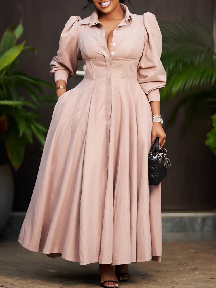 Women Formal Office Wear Tops - Vestido de primavera para mujer, vestido