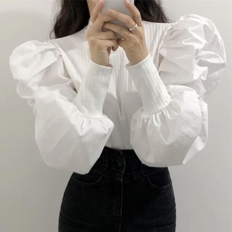 Women'S Formal Wear Blouse - Blusa de punto de manga larga