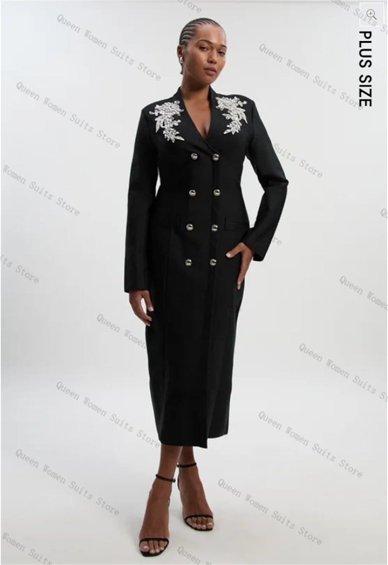 Women'S Formal Wear For A Wedding Guest - Traje de algodón negro para mujer,