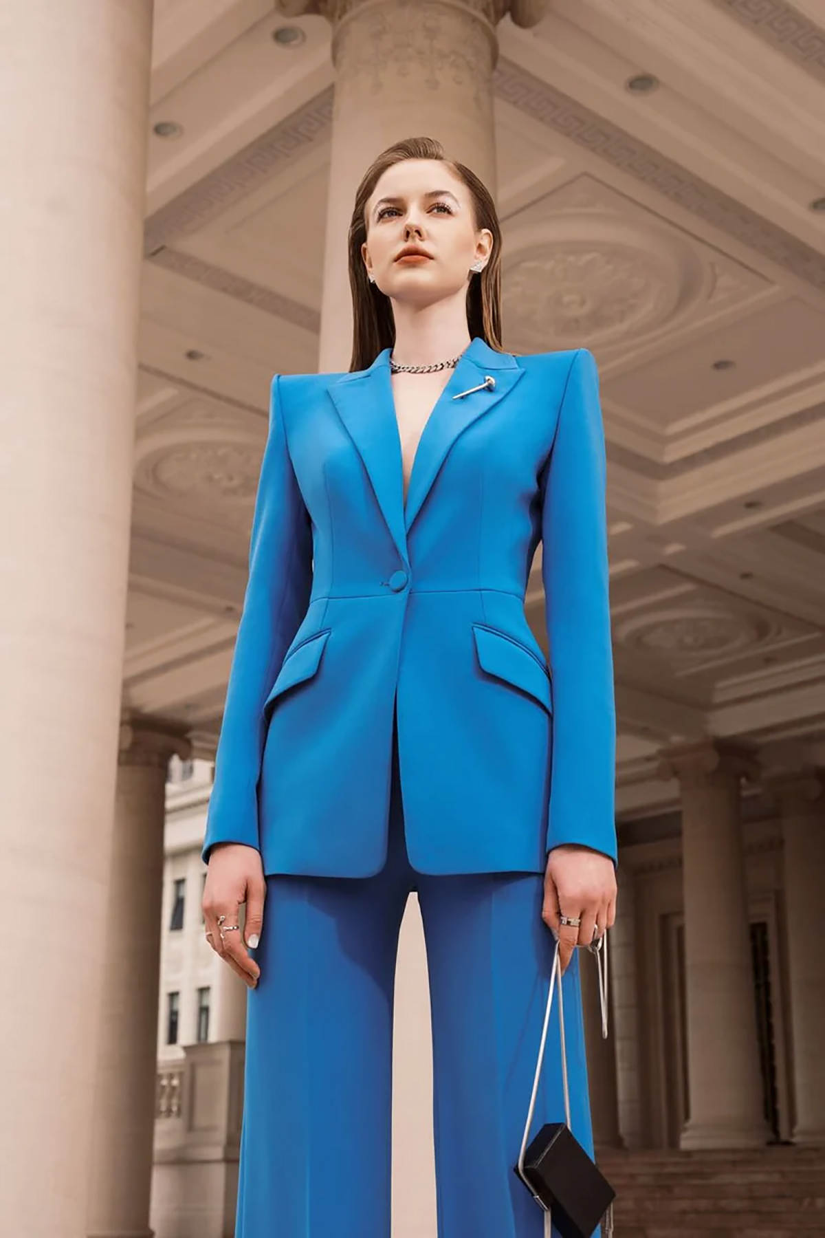 Trajes de Blazer Sexys con Esp - Women Formal Wear For Graduation reseña y precio