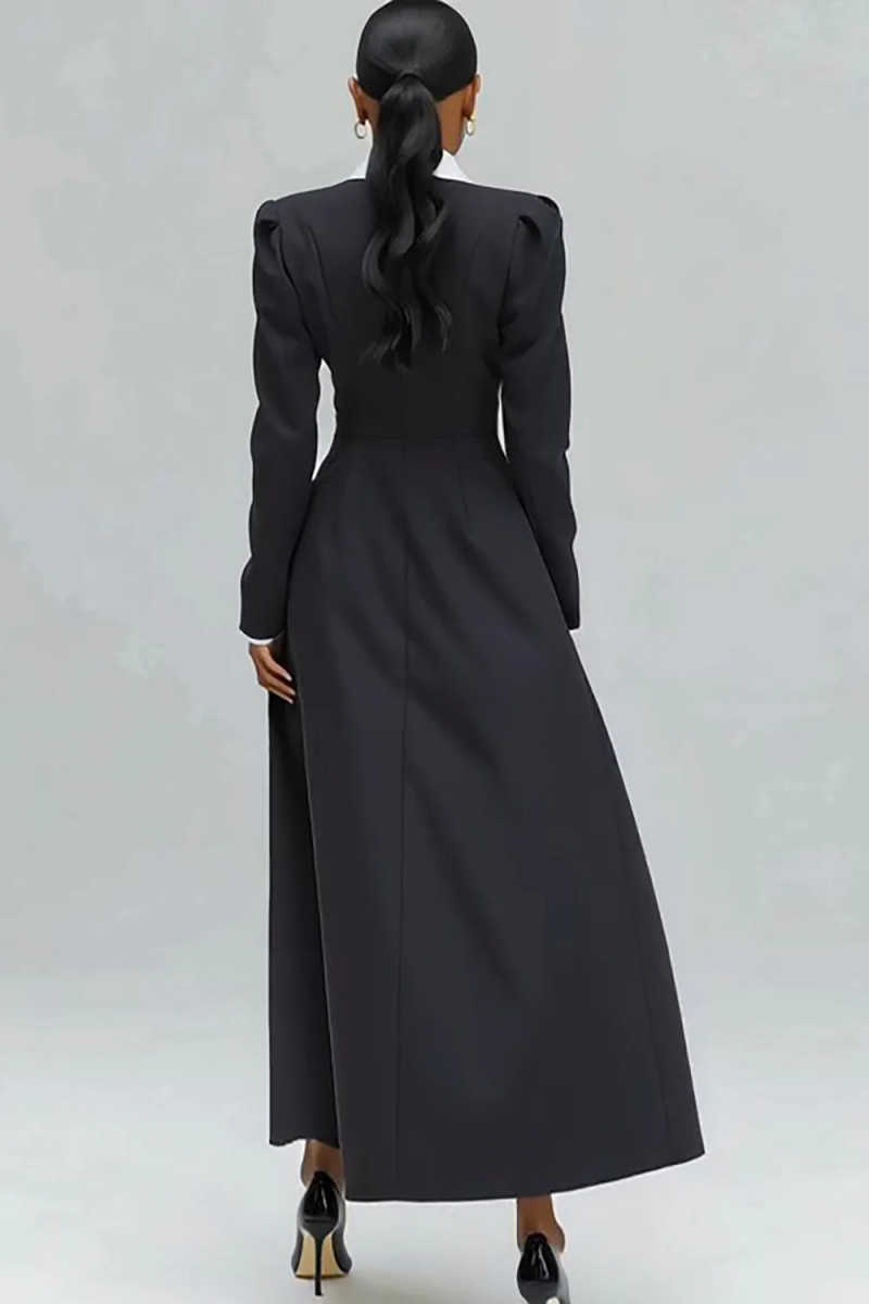 Blazer Largo para Mujer, Estil - Women Formal Party Wear Dress reseña y precio