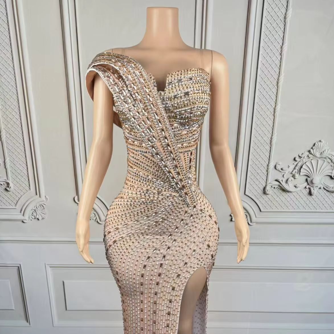 Xiangbin-vestidos largos forma - Women Formal Wear Photoshoot reseña y precio
