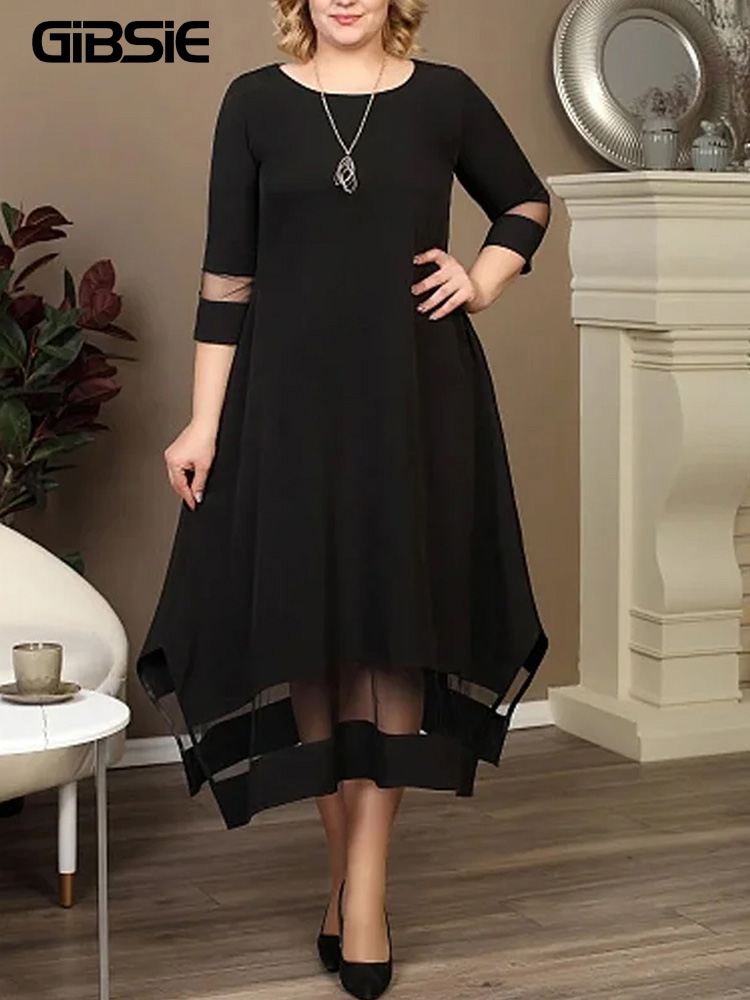 GIBSIE-Vestido largo de verano - Women Formal Office Wear Tops reseña y precio