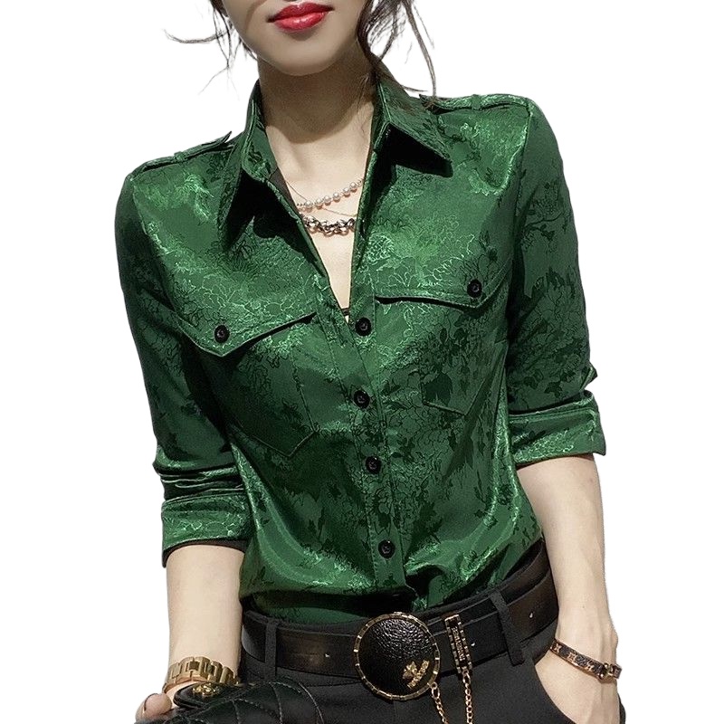 Blusa holgada de manga larga c - Women Formal Office Wear Tops reseña y precio