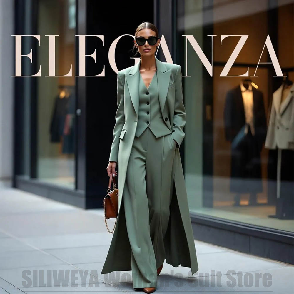 Elegante Conjunto de Traje de  - Women Formal Wear With Blazer reseña y precio