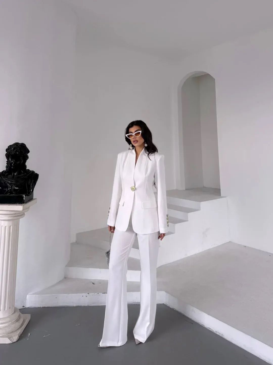 Trajes de pantalones de boda p - Women Formal Party Wear Dress reseña y precio