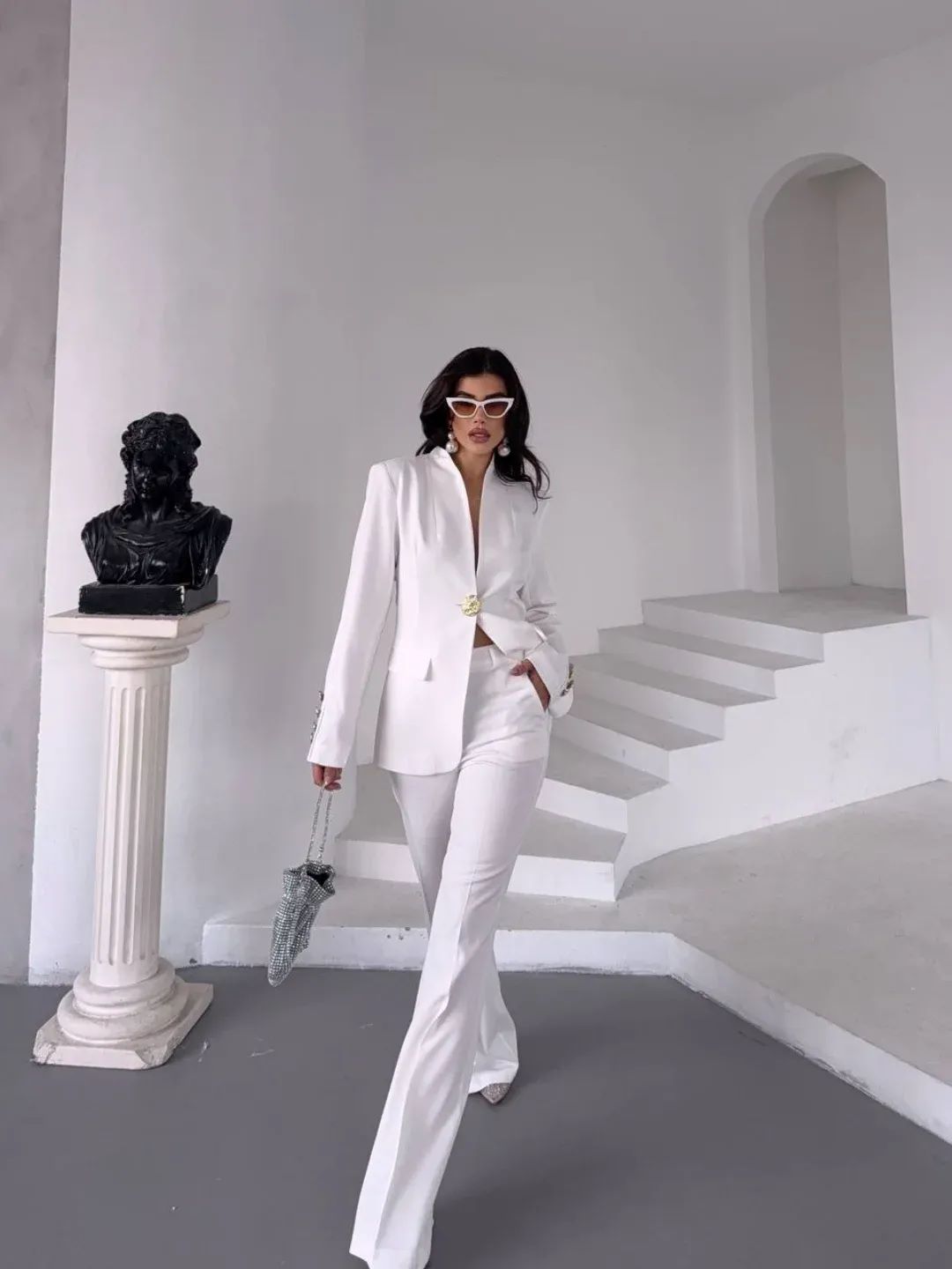 Trajes de pantalones de boda p - Women Formal Party Wear Dress reseña y precio
