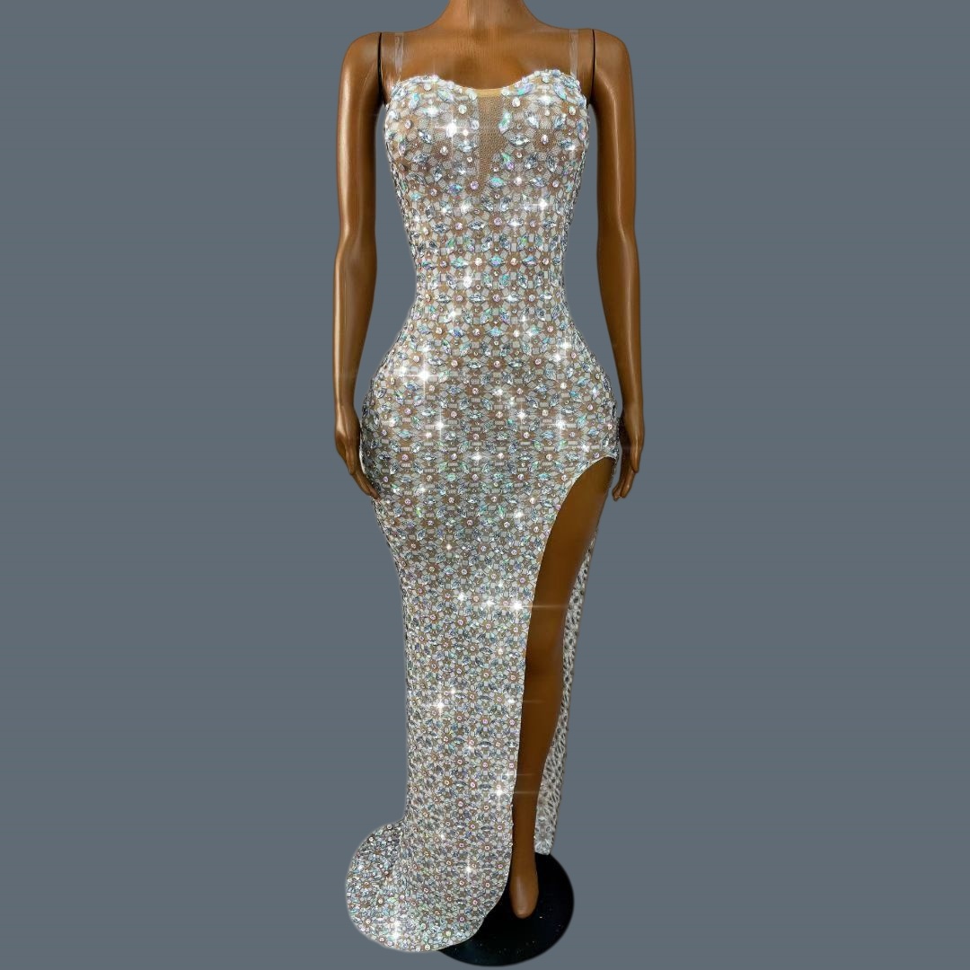 Vestido Formal Largo sin Tiran - Women Formal Wear Photoshoot reseña y precio