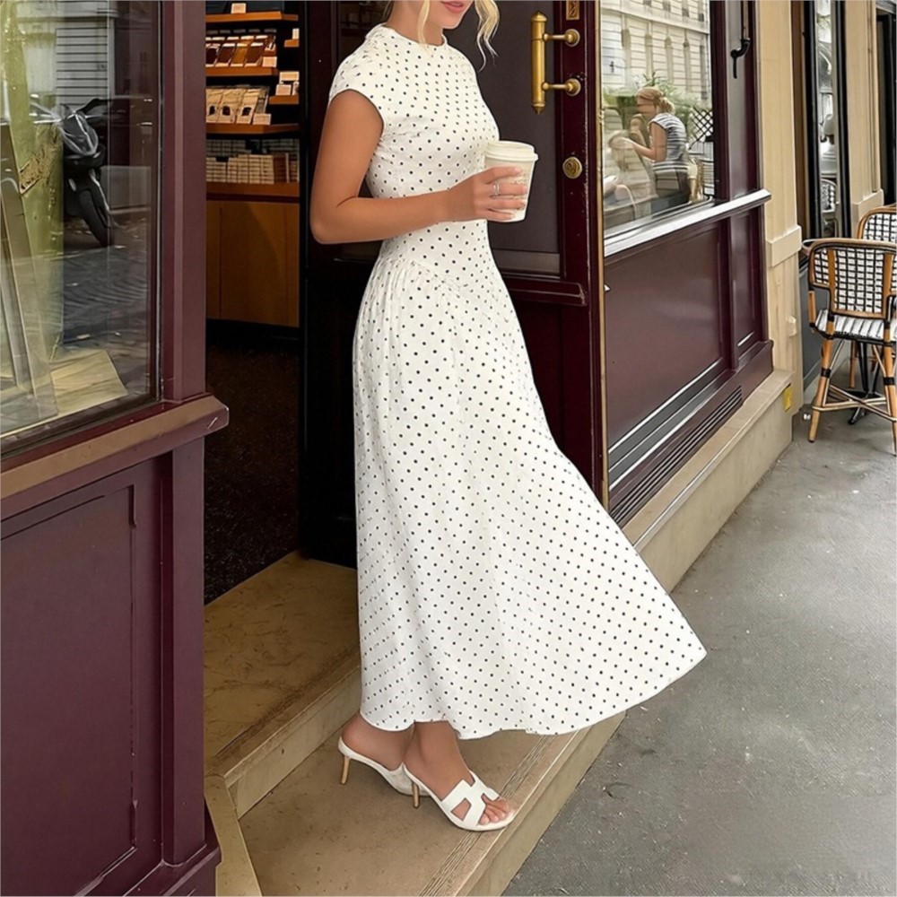 Vestido de Verano con Estampad - Women Formal Office Wear Tops reseña y precio