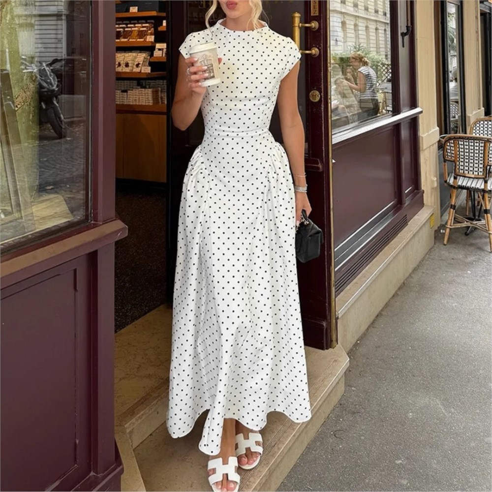 Vestido de Verano con Estampad - Women Formal Office Wear Tops reseña y precio