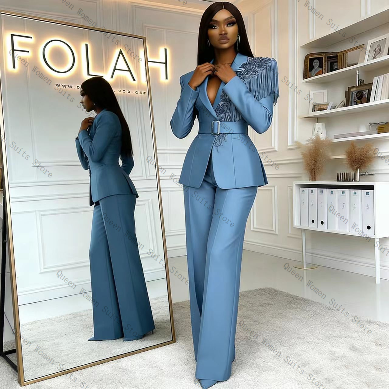 Conjunto de Pantalones de Traj - Women Formal Wear With Blazer reseña y precio