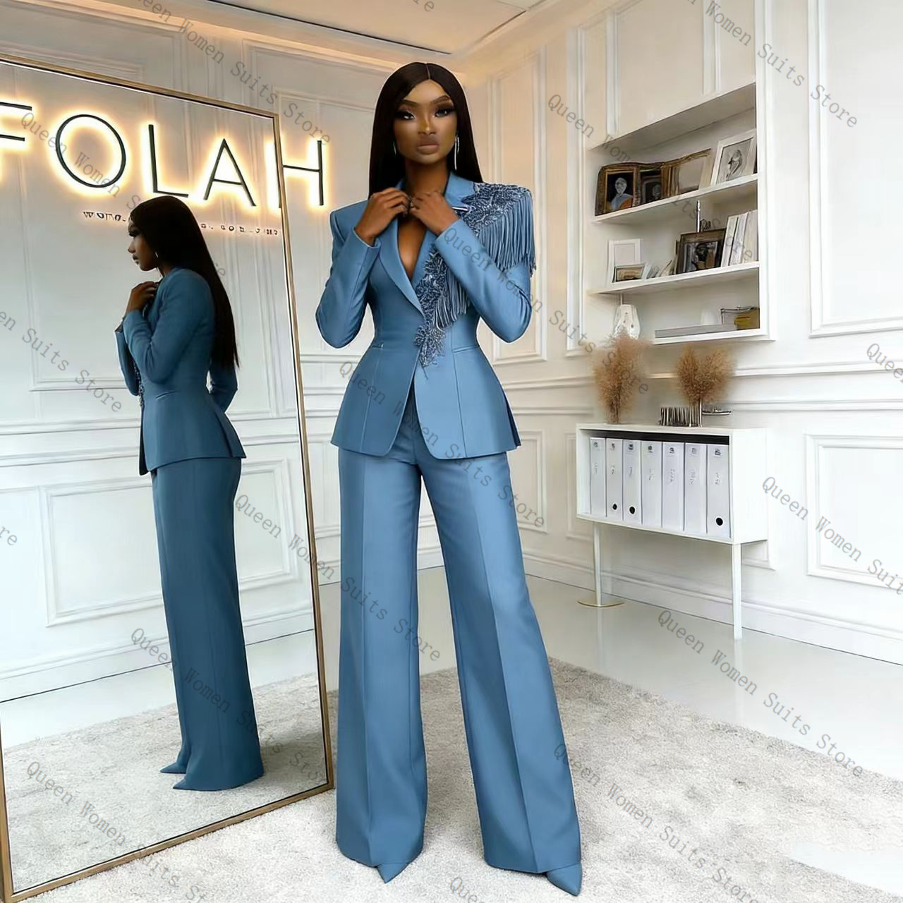 Conjunto de Pantalones de Traj - Women Formal Wear With Blazer reseña y precio
