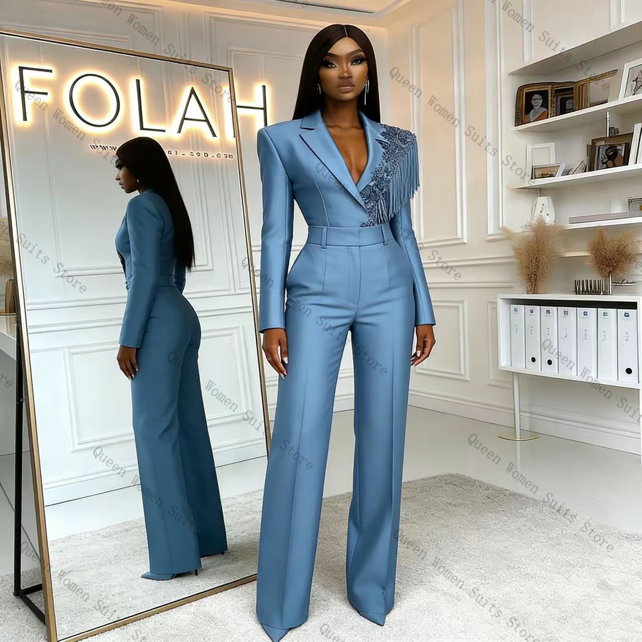 Conjunto de Pantalones de Traj - Women Formal Wear With Blazer reseña y precio