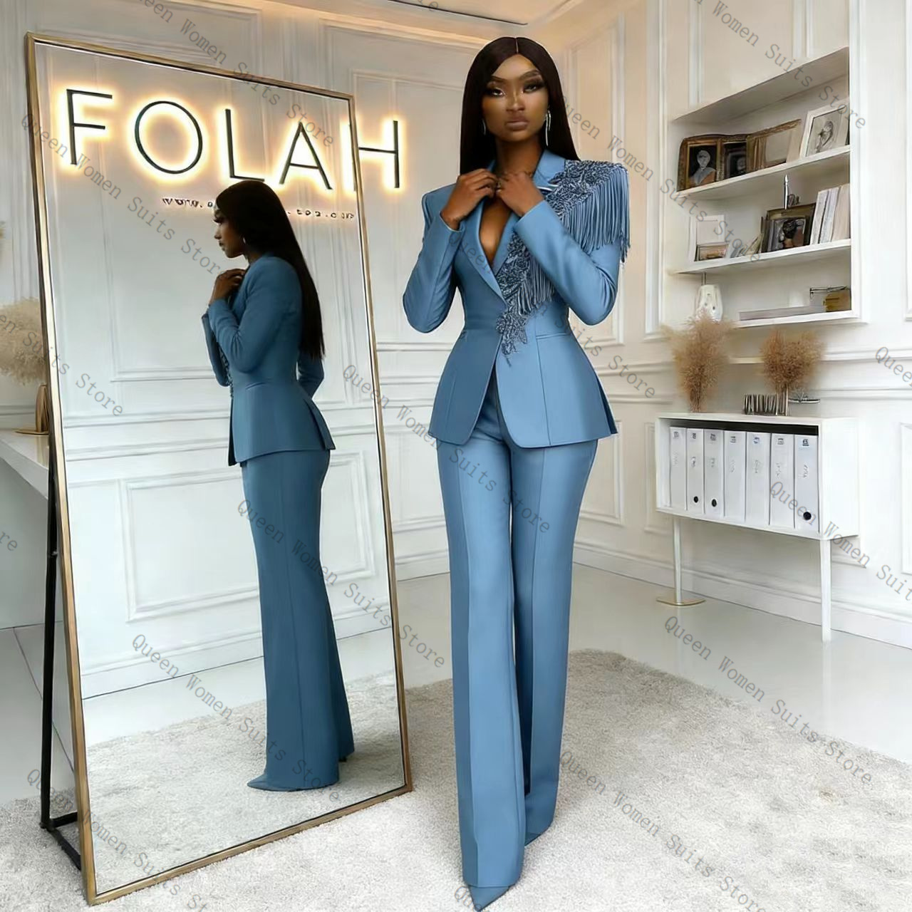 Conjunto de Pantalones de Traj - Women Formal Wear With Blazer reseña y precio