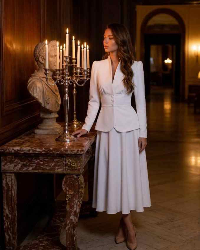 Conjuntos de Blazer y Vestido  - Women Formal Wear For Graduation reseña y precio
