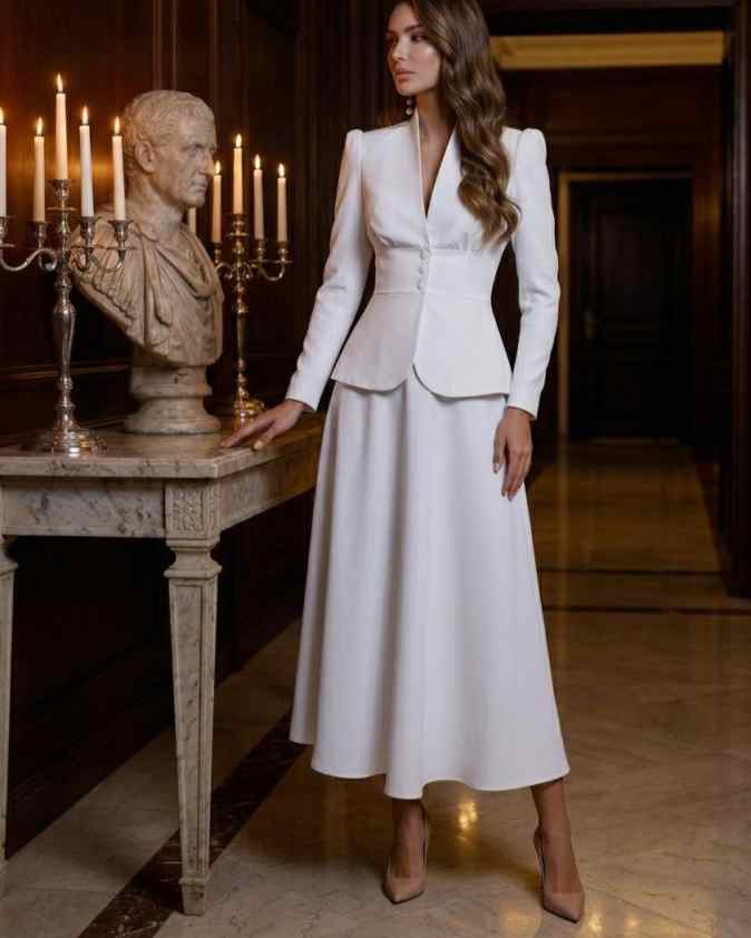 Conjuntos de Blazer y Vestido  - Women Formal Wear For Graduation reseña y precio