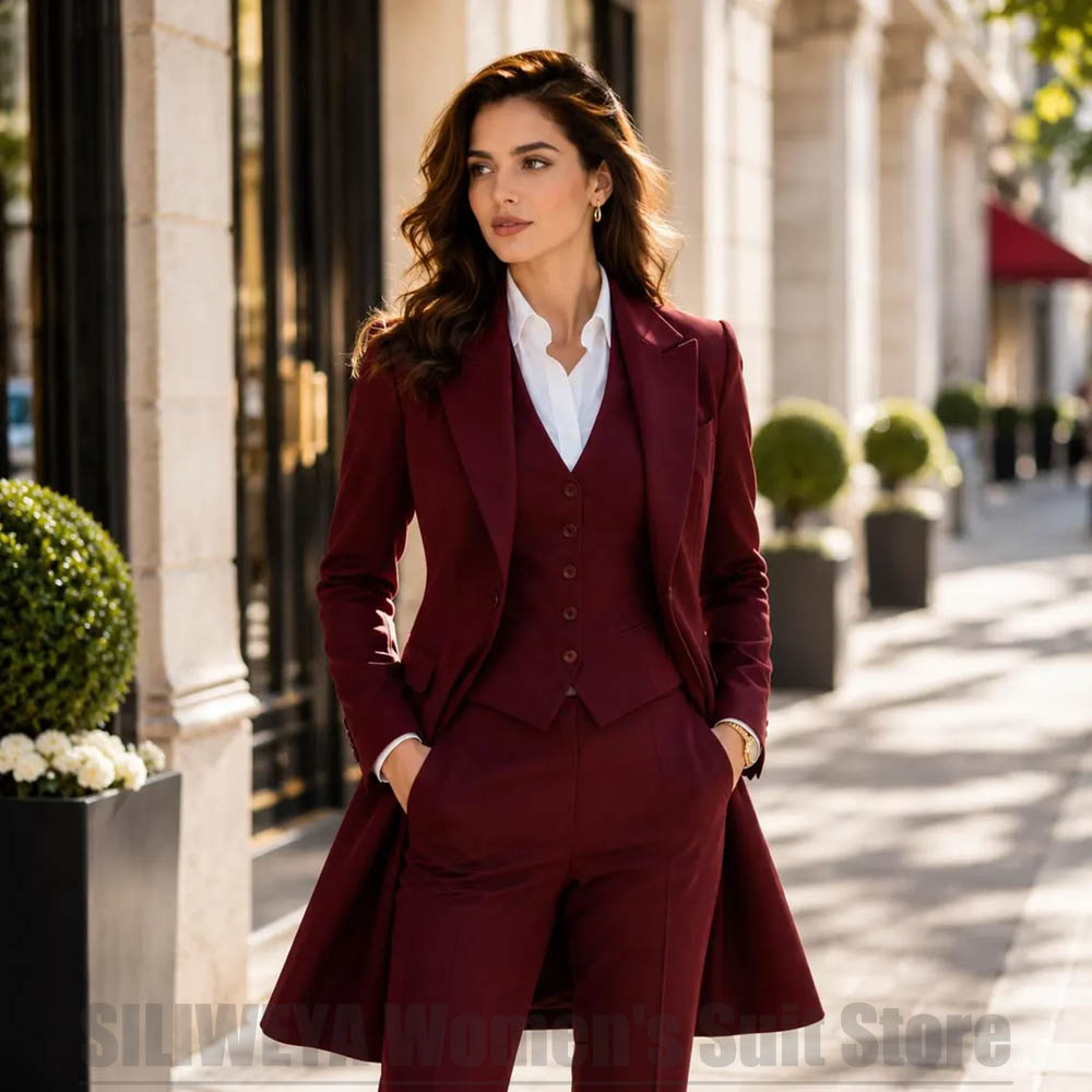 Traje de 3 piezas para mujer,  - Women Formal Wear With Blazer reseña y precio