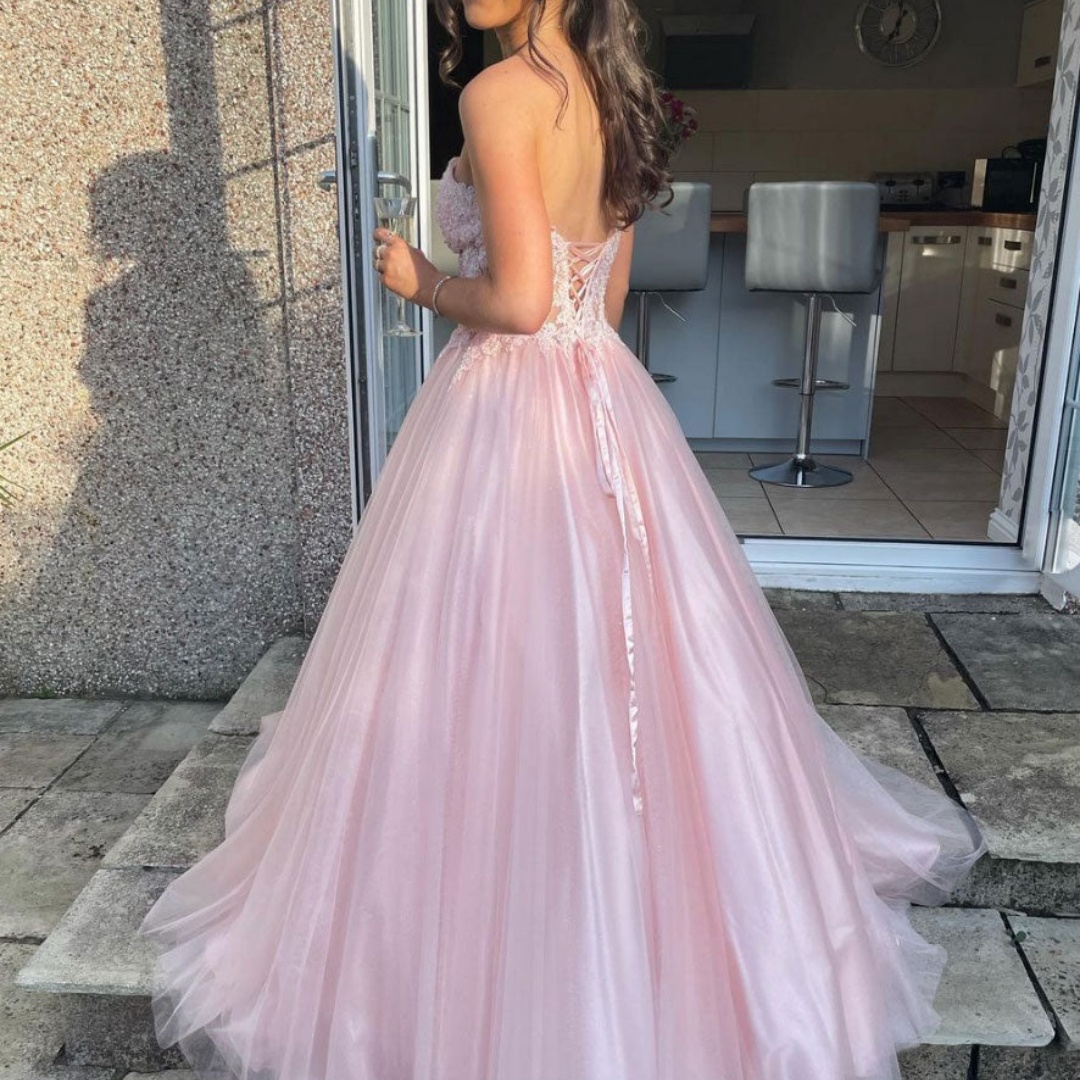 Vestido de fiesta rosa sin tir - Women Formal Wear For Graduation reseña y precio