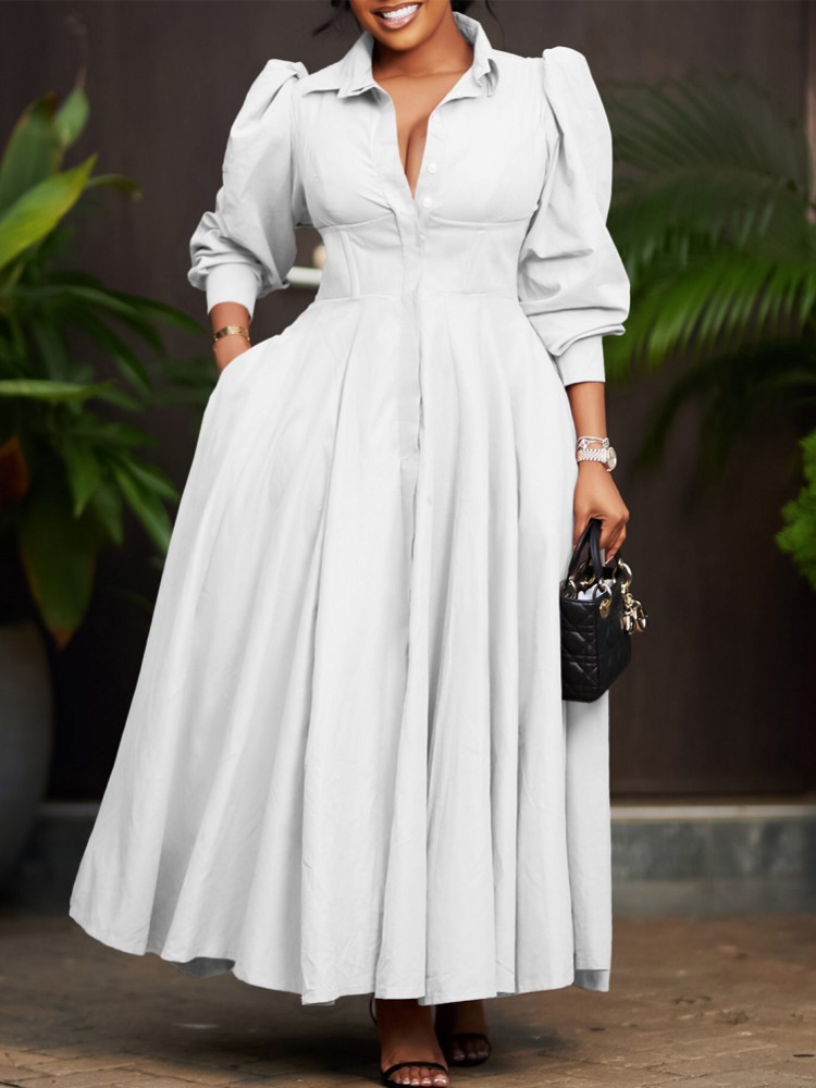 Vestido de primavera para muje - Women Formal Office Wear Tops reseña y precio