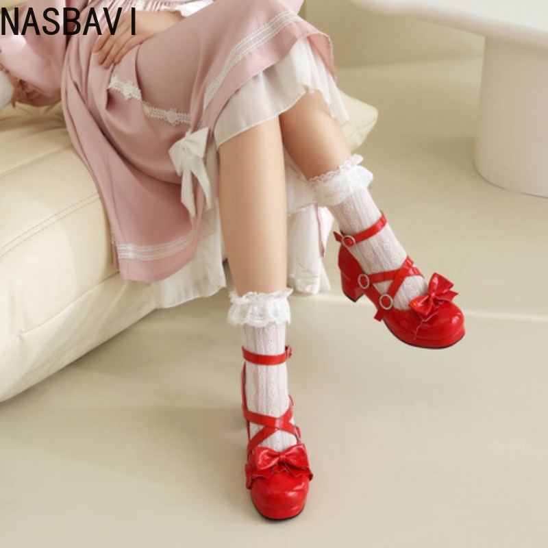 NASBAVI, zapatos Mary Jane Lol - Women Formal Office Wear Tops reseña y precio