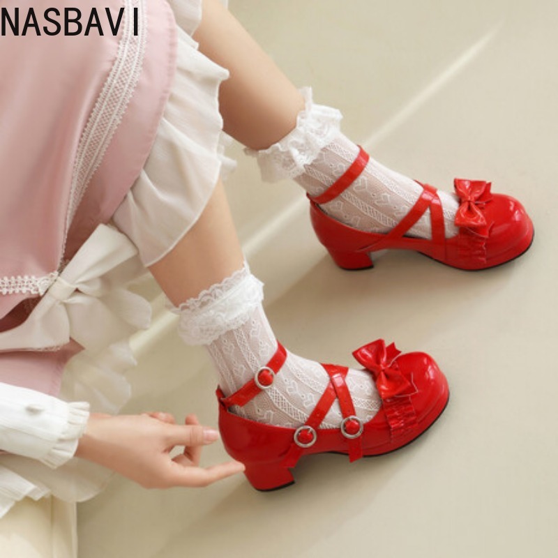 NASBAVI, zapatos Mary Jane Lol - Women Formal Office Wear Tops reseña y precio