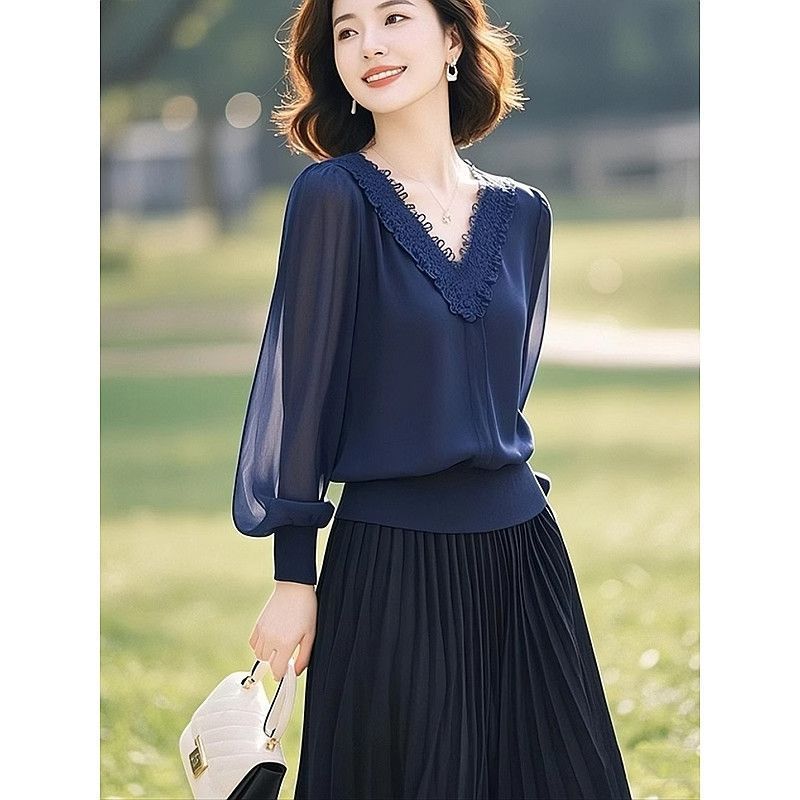 Primavera otoño Oficina señora - Women'S Formal Wear Blouse reseña y precio