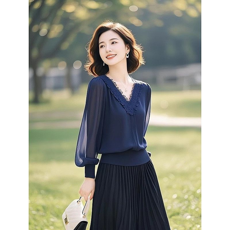 Primavera otoño Oficina señora - Women'S Formal Wear Blouse reseña y precio