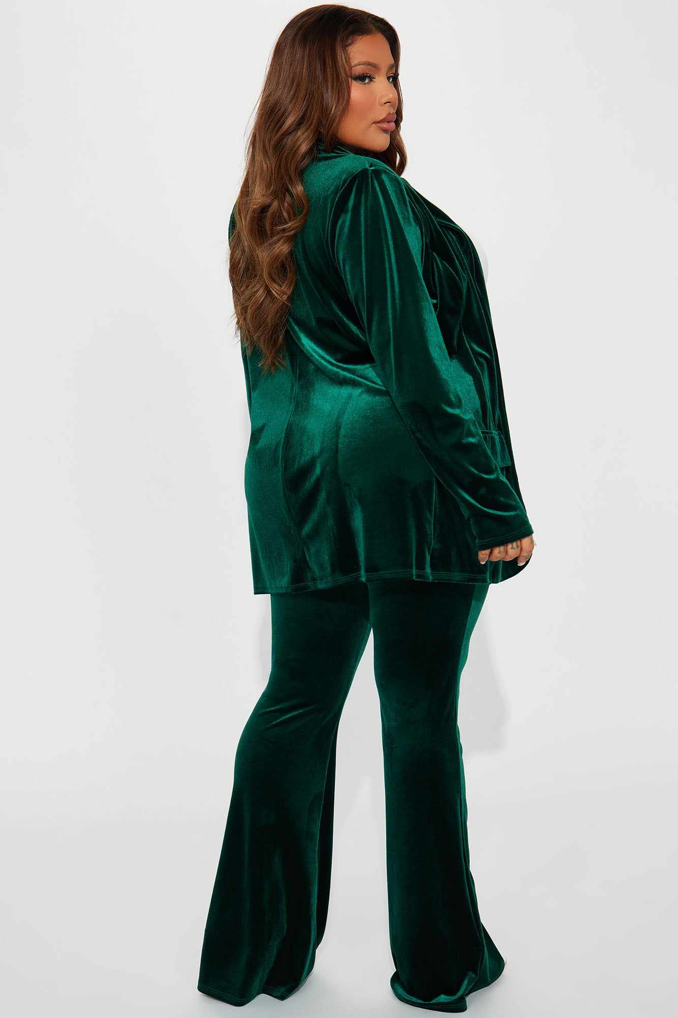 Trajes de pantalón de terciope - Women Formal Party Wear Dress reseña y precio