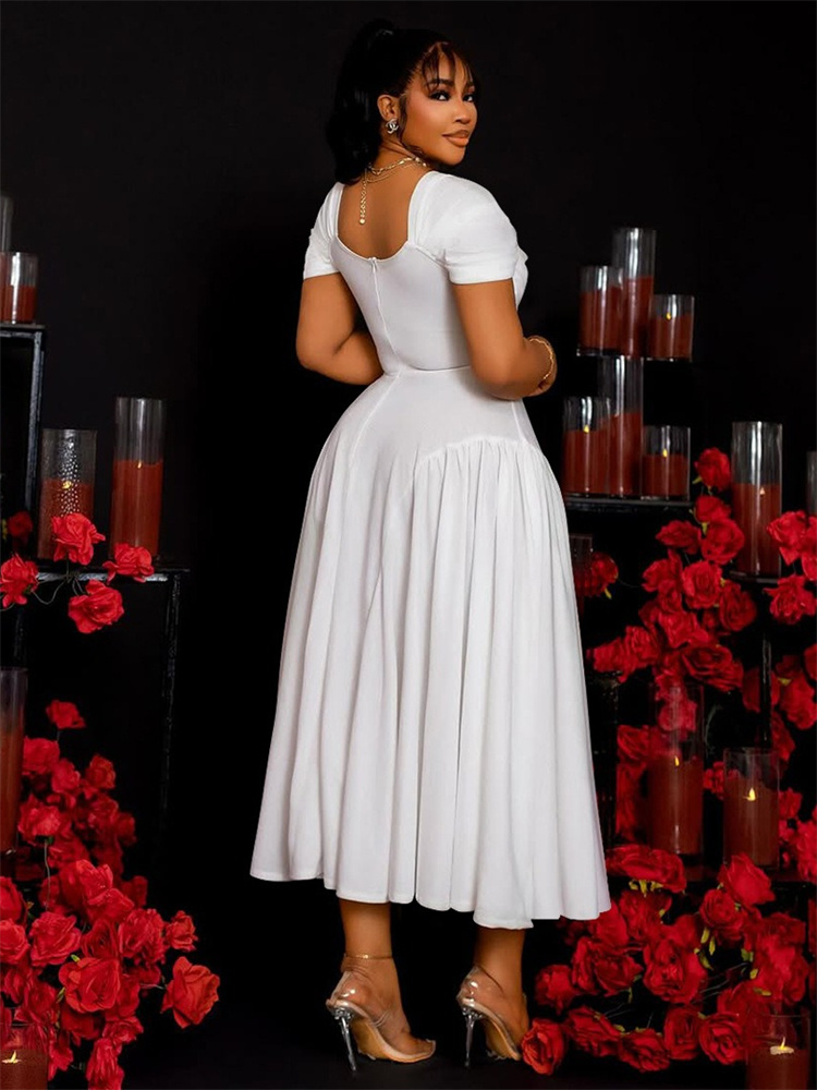 Wmstar-vestidos de talla grand - Women Formal Office Wear Tops reseña y precio