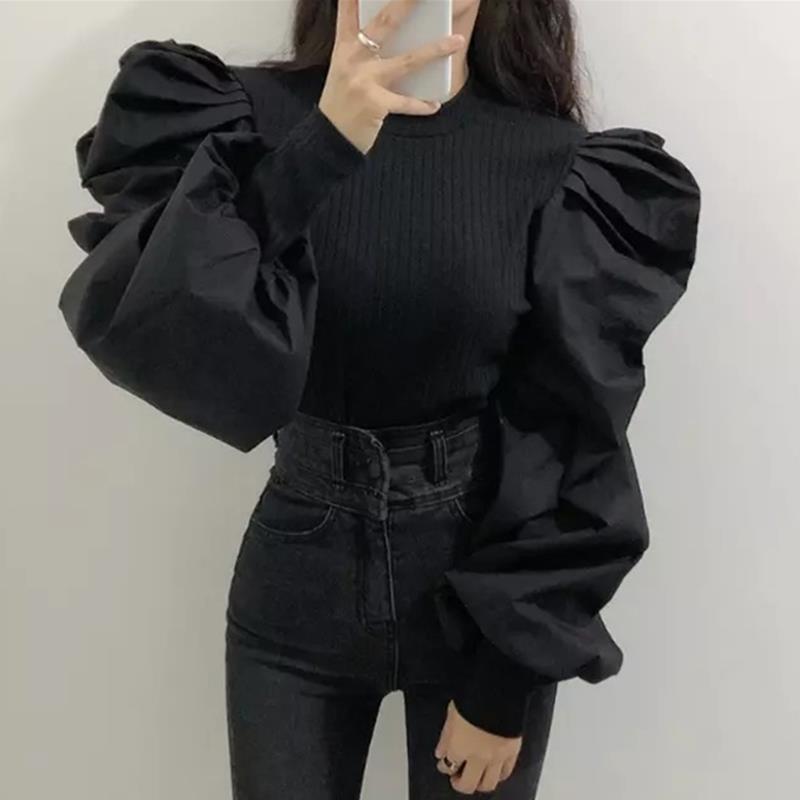 Blusa de punto de manga larga  - Women'S Formal Wear Blouse reseña y precio