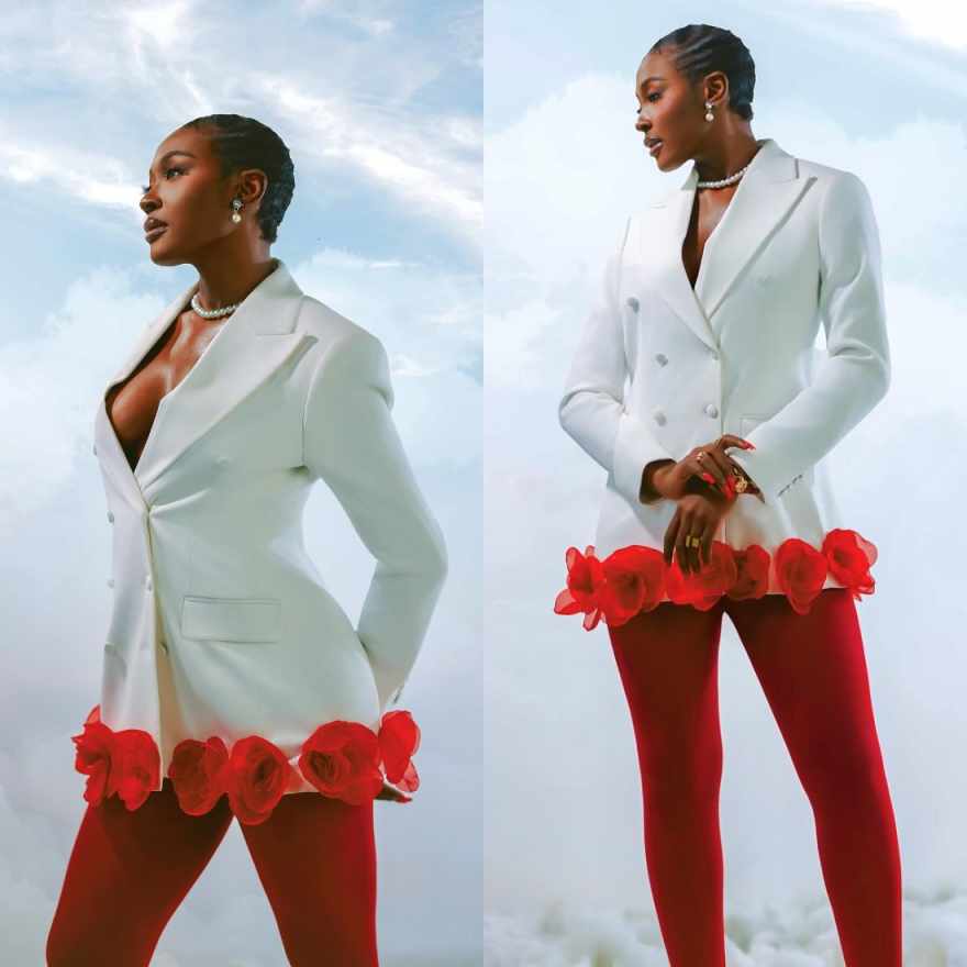 Blazer Rojo Hecho a Mano con F - Women Formal Wear For Graduation reseña y precio