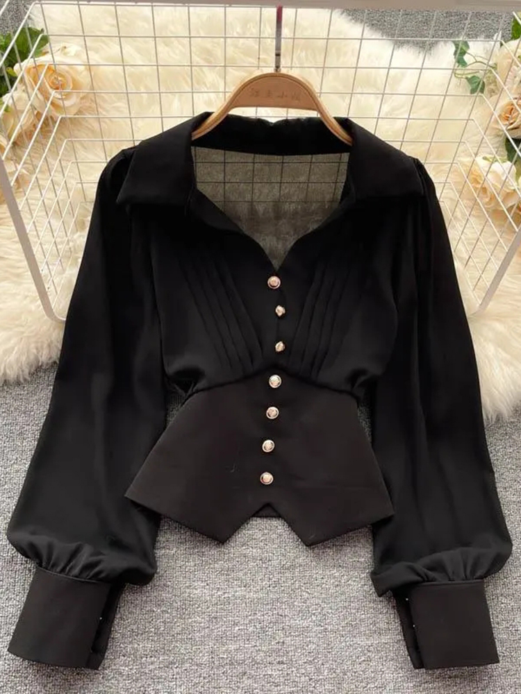Jmprs-Blusa de estilo francés  - Women'S Formal Wear Blouse reseña y precio
