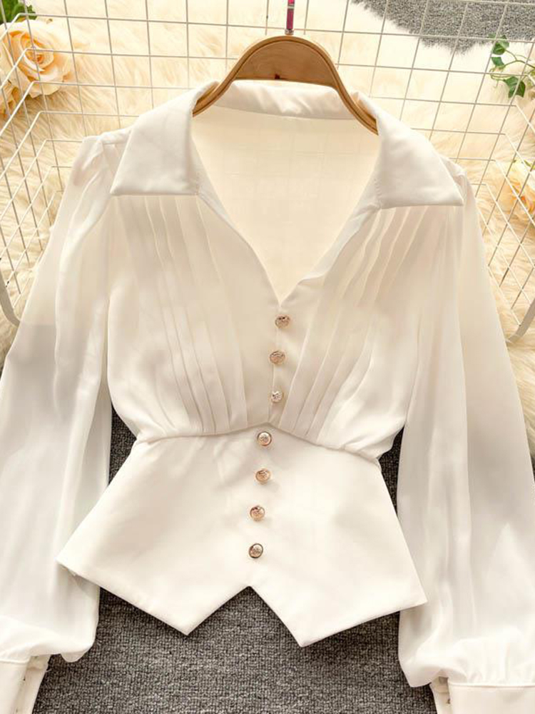 Jmprs-Blusa de estilo francés  - Women'S Formal Wear Blouse reseña y precio