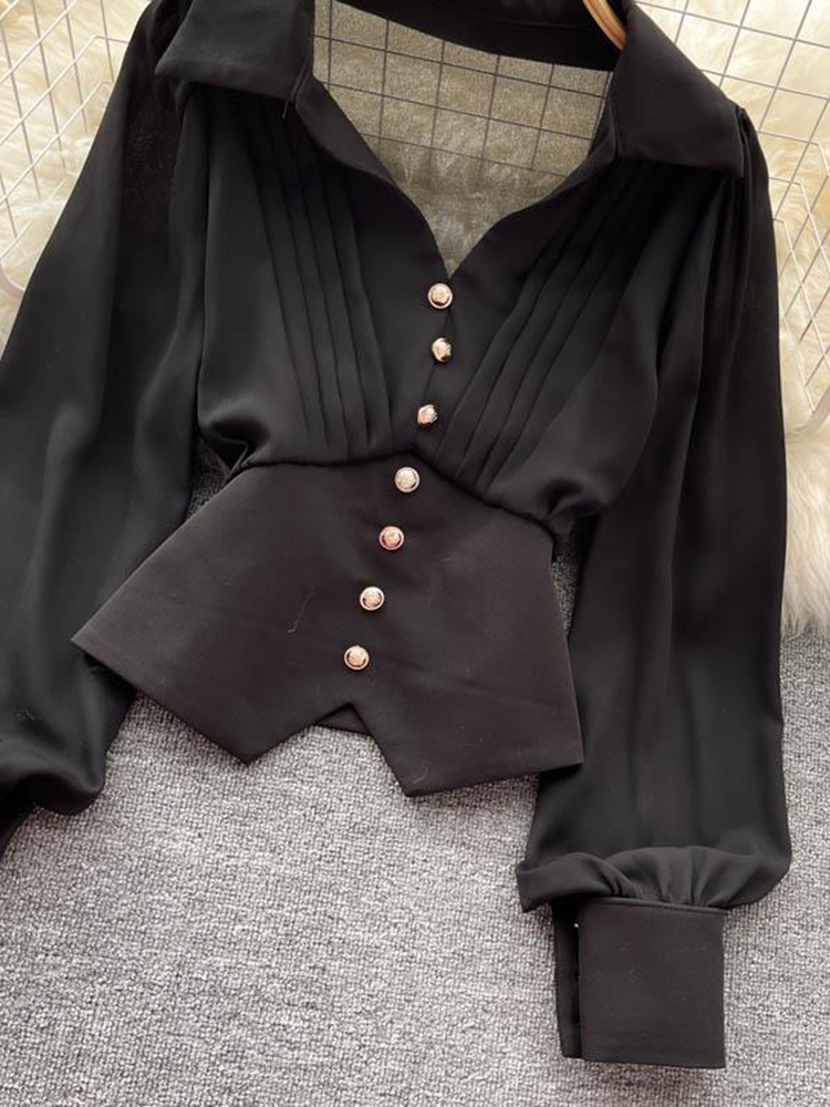 Jmprs-Blusa de estilo francés  - Women'S Formal Wear Blouse reseña y precio