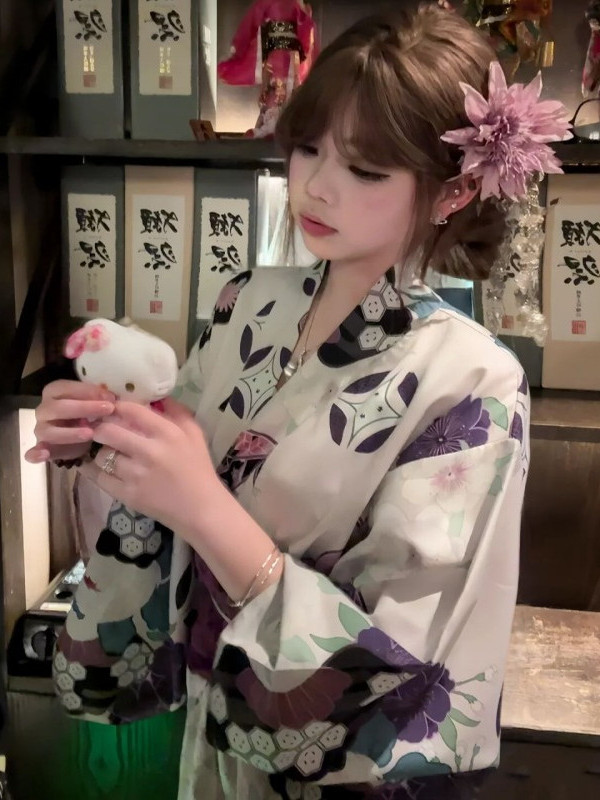 Kimono Tradicional Morado para - Women'S Formal Traditional Wear reseña y precio