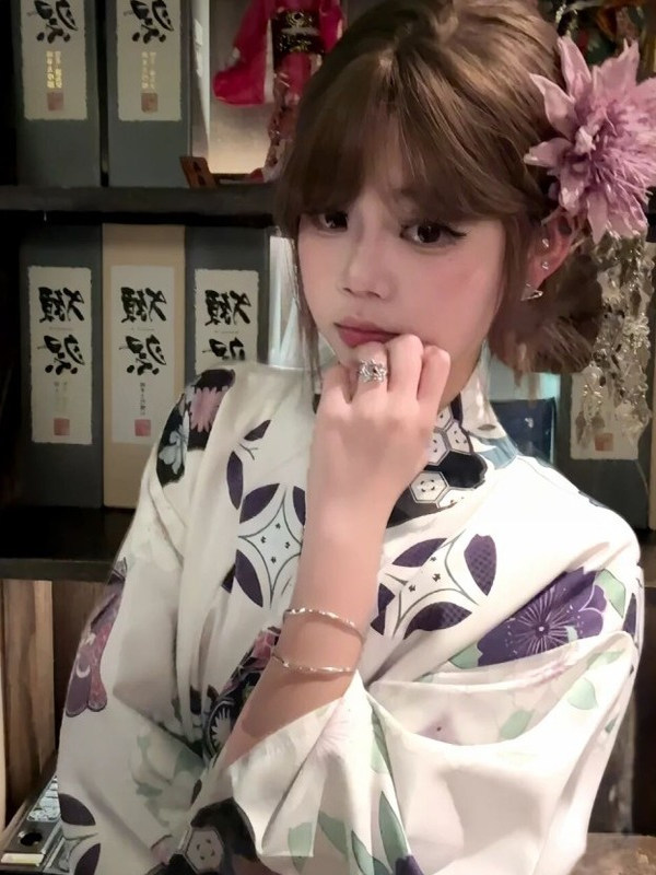 Kimono Tradicional Morado para - Women'S Formal Traditional Wear reseña y precio