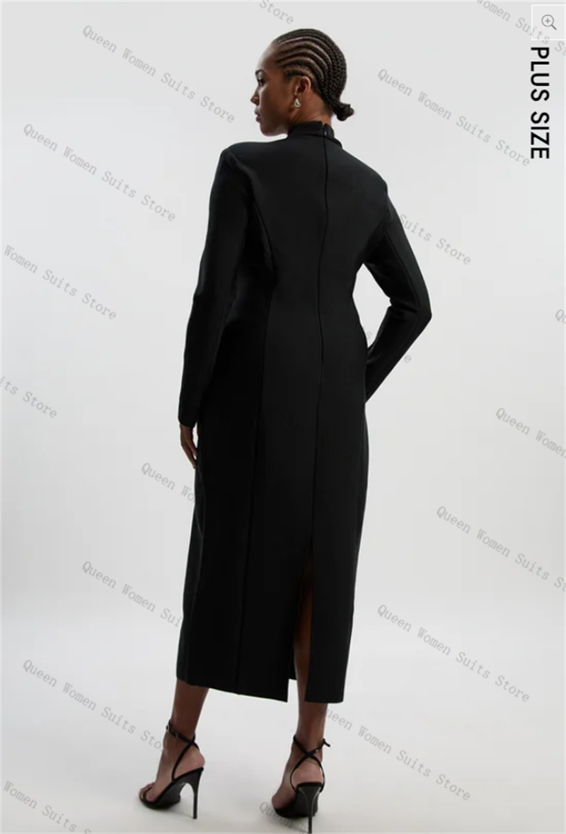Traje de algodón negro para mu - Women'S Formal Wear For A Wedding Guest reseña y precio