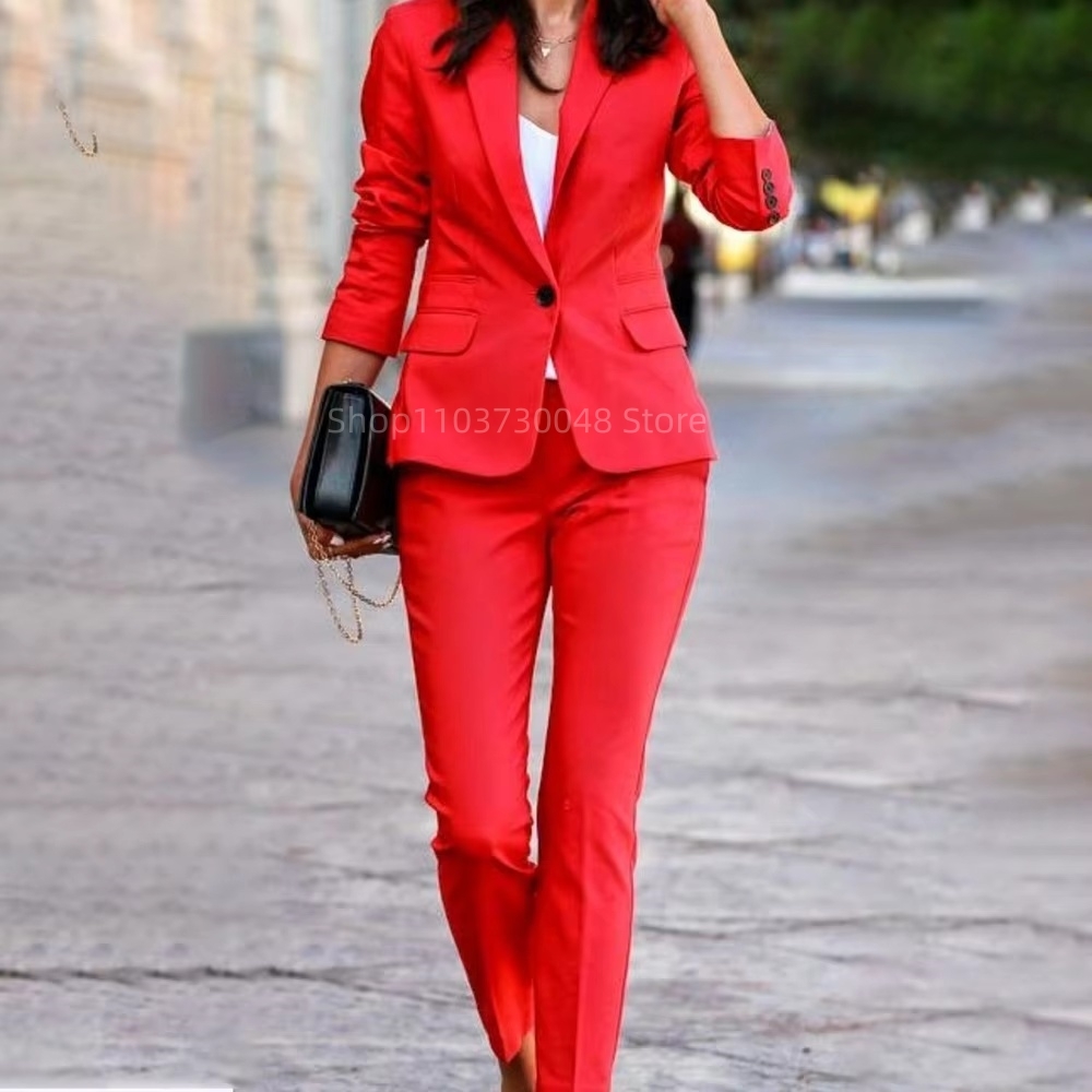 Traje de Blazer y Pantalón par - Women Formal Wear With Blazer reseña y precio
