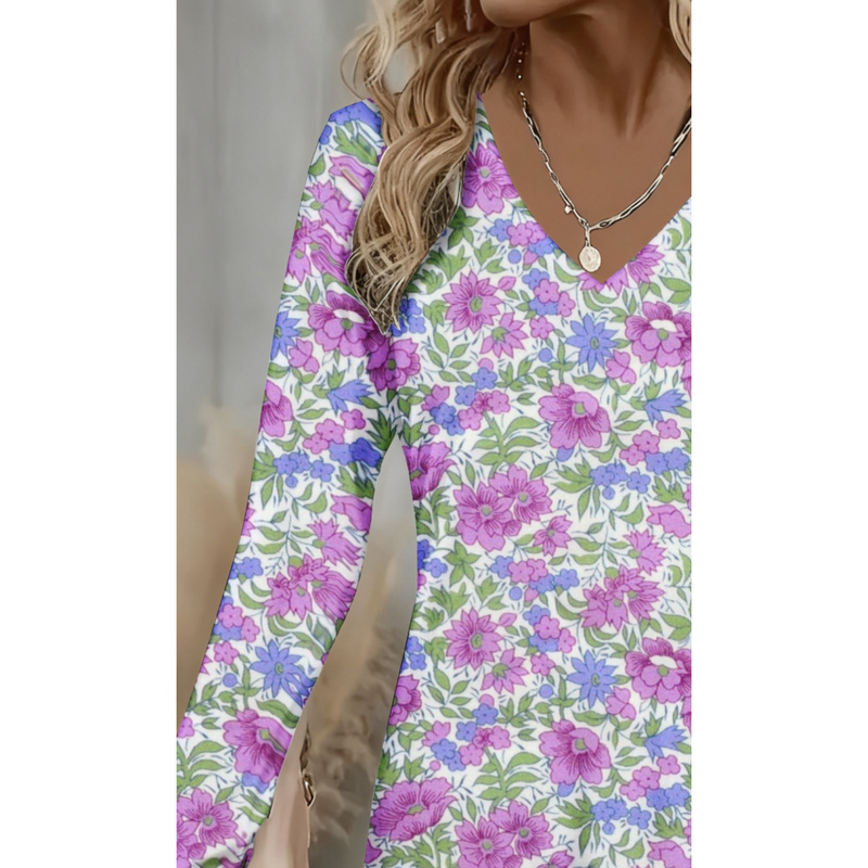 Blusa Elegante de Manga Larga  - Women Formal Office Wear Tops reseña y precio