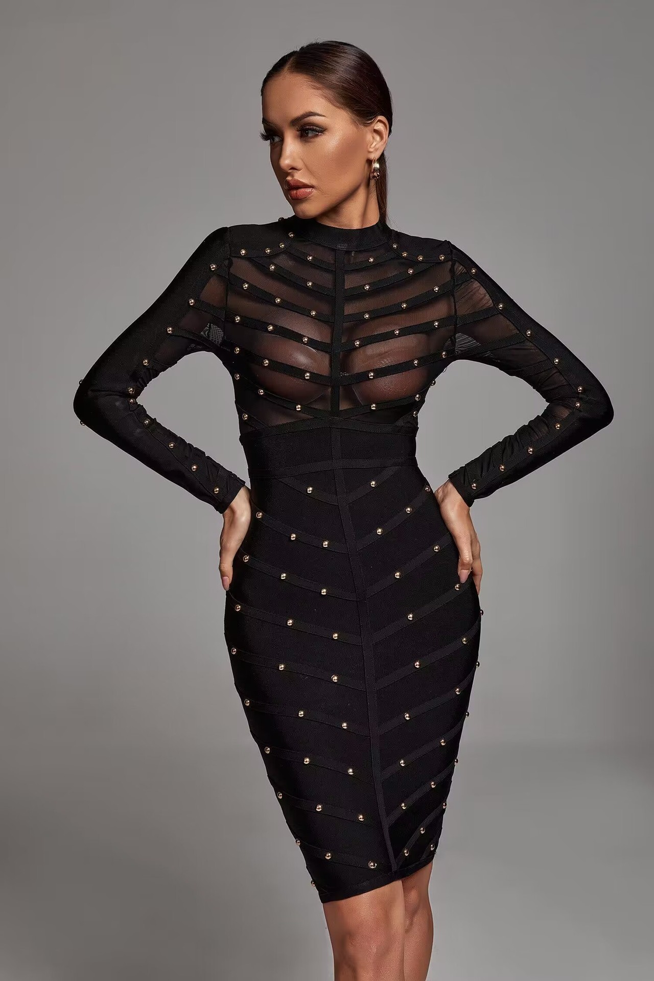 Elegante Vestido de Noche con  - Women Formal Wear H&M reseña y precio